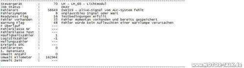 Fehlermeldung