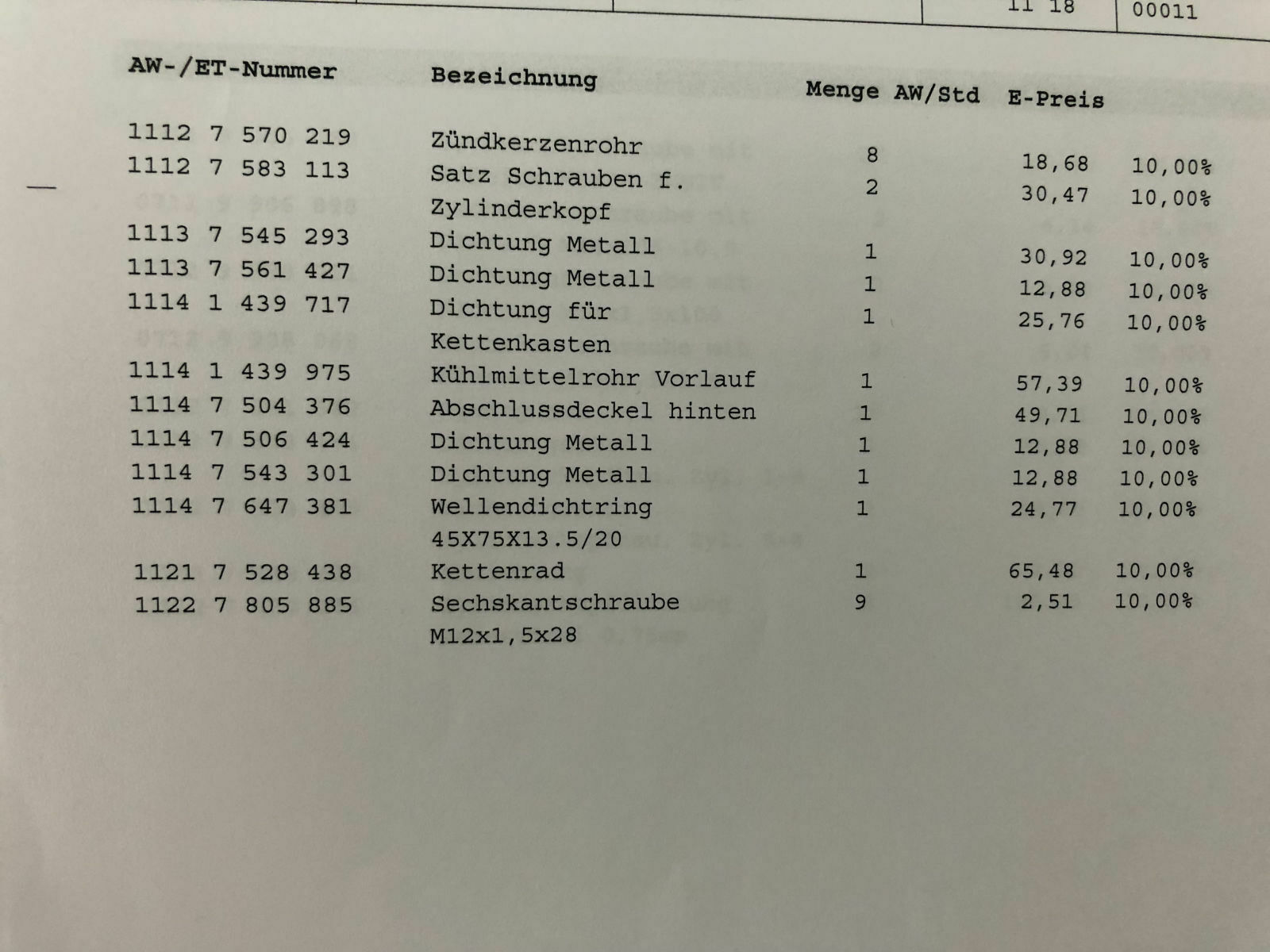Bmw e70 4.8, kein TÜV Nockenwelle A und B Verstellung p0014 p0017 p0019 p0020