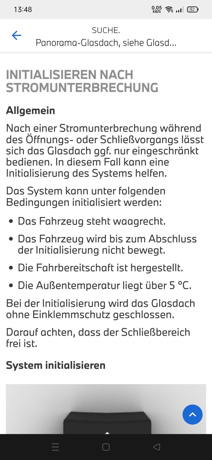 BMW G21 Panoramadach schließt nicht
