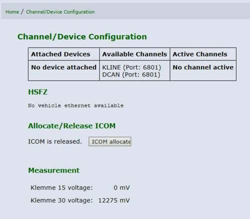 ICOM Klemme 15 30