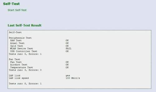 ICOM self-test