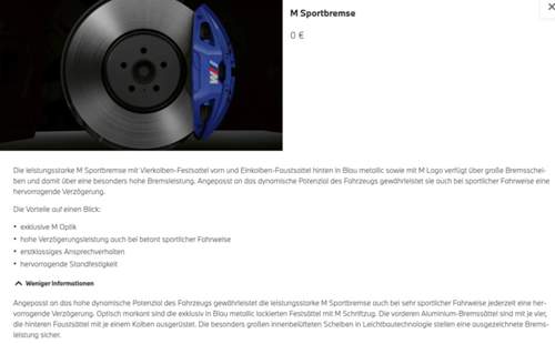 M Sportbremse