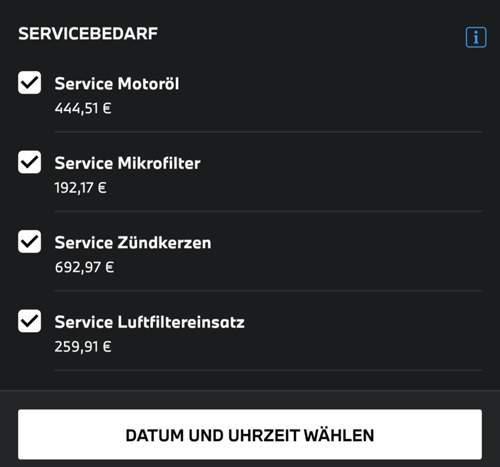Servicebedarf