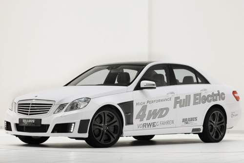 Zu Showzwecken hat der Mercedes-Tuner Brabus bereits vor drei Jahren diese 435 PS starke Elektro-E-Klasse auf die Räder gestellt