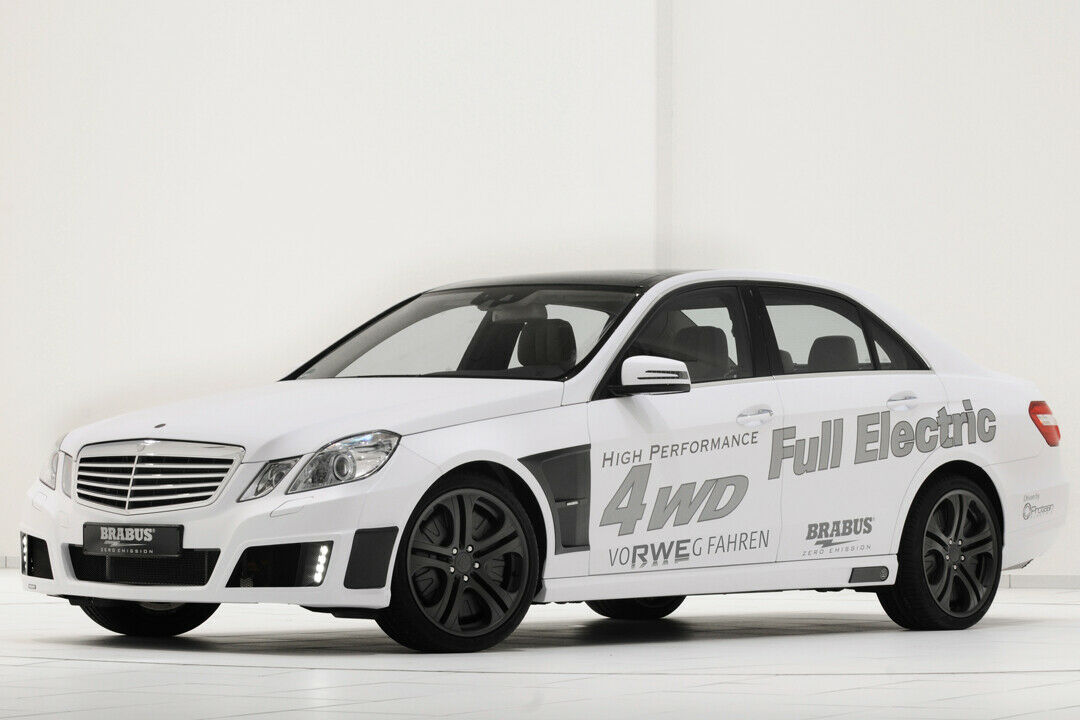 Zu Showzwecken hat der Mercedes-Tuner Brabus bereits vor drei Jahren diese 435 PS starke Elektro-E-Klasse auf die Räder gestellt