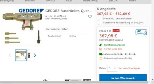 Ausdrücker Vierlenker Achse