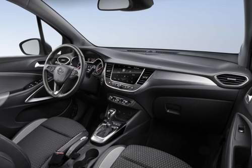Hier sieht nicht viel nach Peugeot aus: Das Cockpit des Opel Crossland X