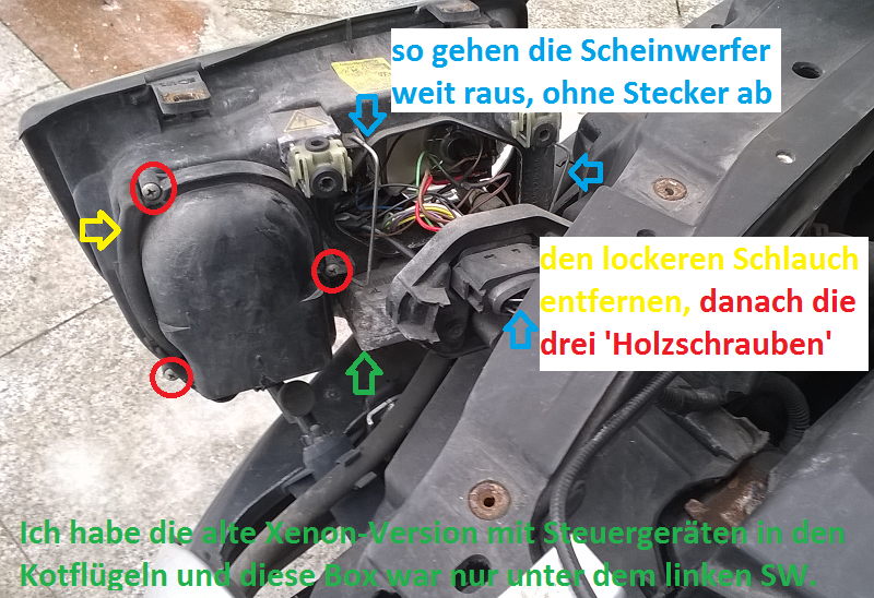 Bora rechtes Xenon flackert - Zündgerät austauschen? alte Version!