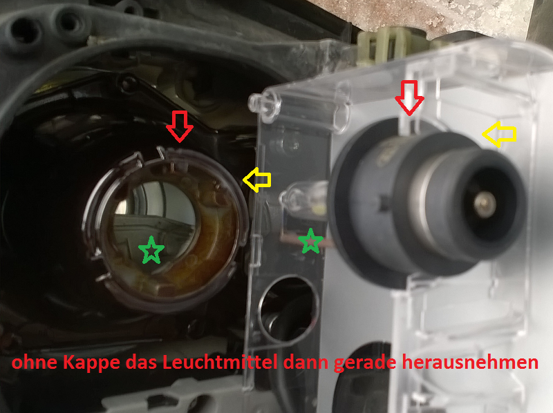 Bora rechtes Xenon flackert - Zündgerät austauschen? alte Version!