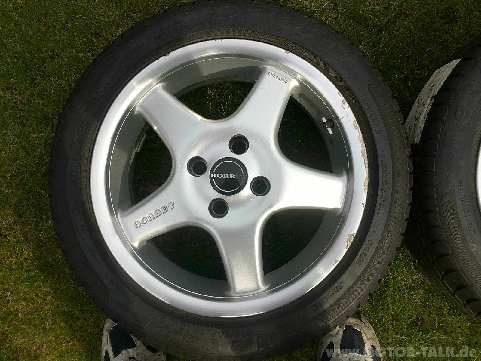 Borbet E 7x15 Lochkreis 4x100 (VW, Opel, BMW etc.) : Biete