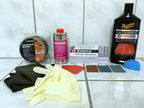 Material zum Glätten / Reinigen / Auffüllen / Polieren
