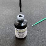 Pinsel aus der Flasche & Tupfer (grün)