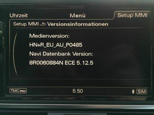 Vor dem Update