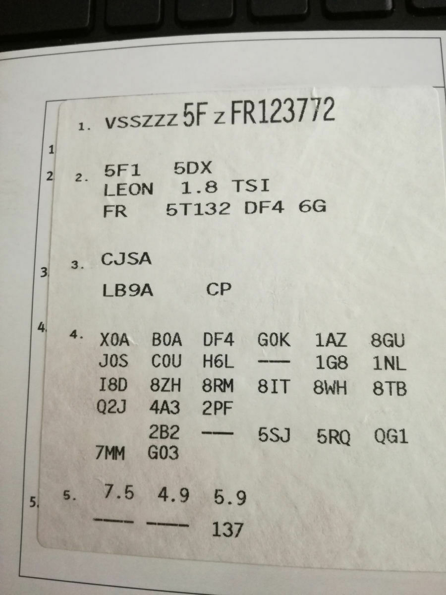 Bremsbeläge hinten Seat Leon 5F