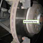Bremsbelag ab