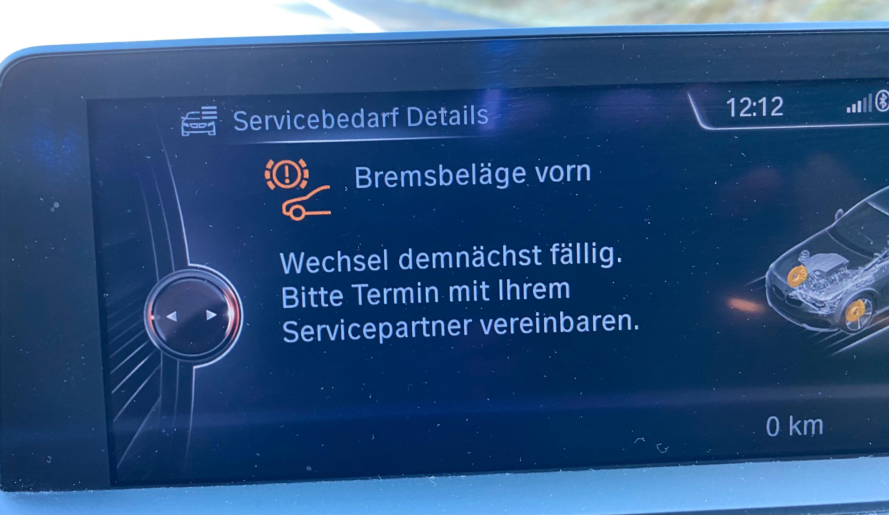 Bremse Verschleißanzeige