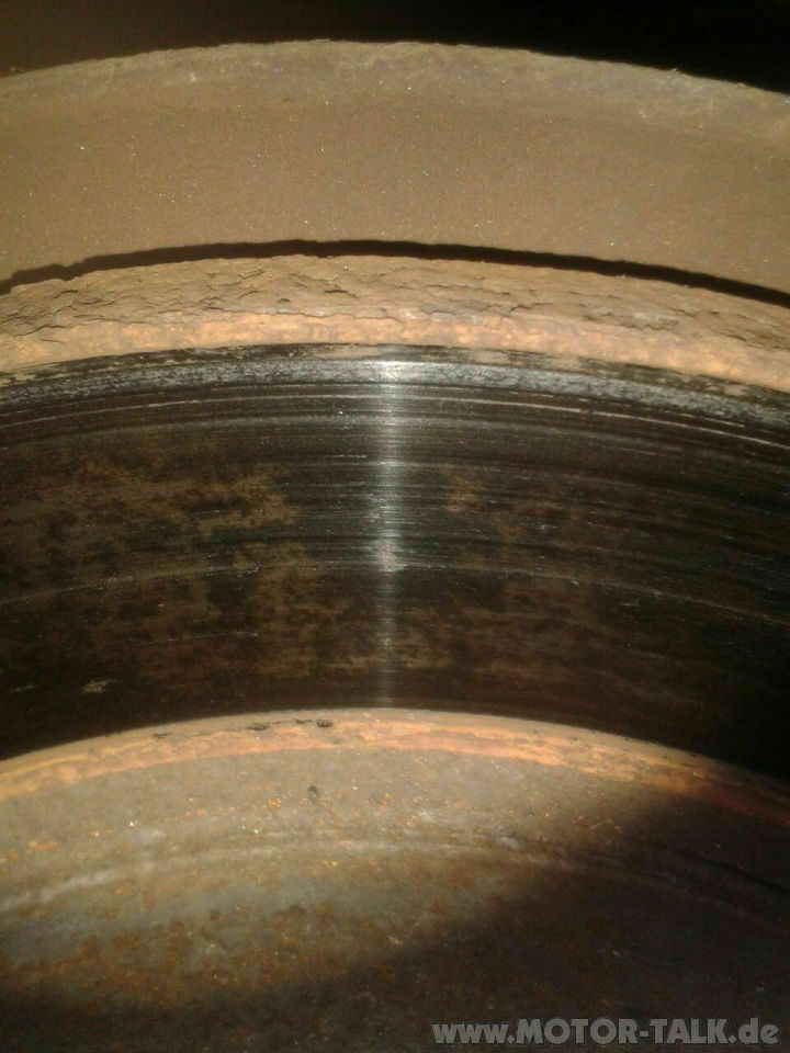 Bremse: verschlissen oder Rost?