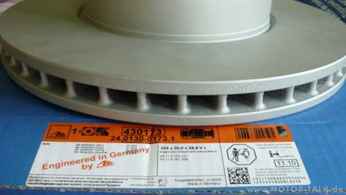 Neue Scheibe ATE