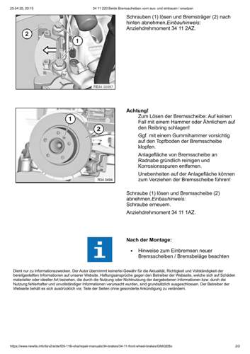 Beide-bremsscheiben-vorn-aus-und-einbauen-ersetzen-bilder
