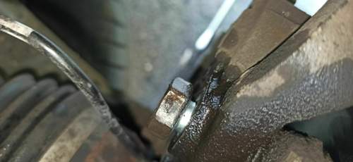 Bremssattel Träger Bolzen