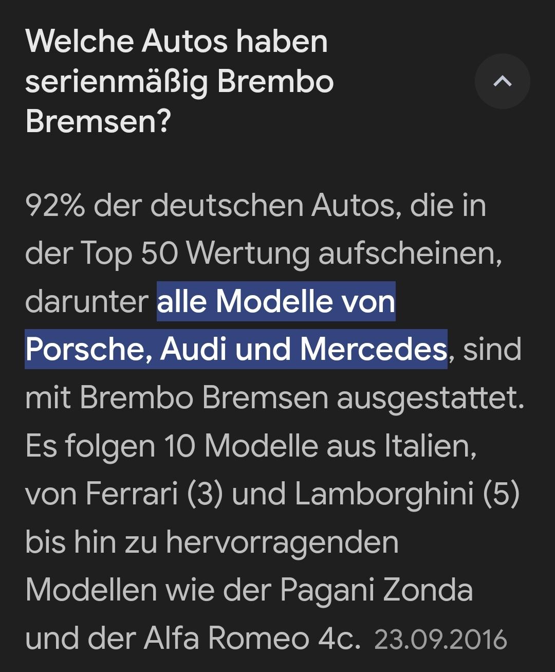 Bremsscheibe mit Löchern upgrade