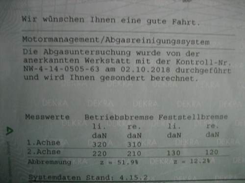 TÜV Bericht