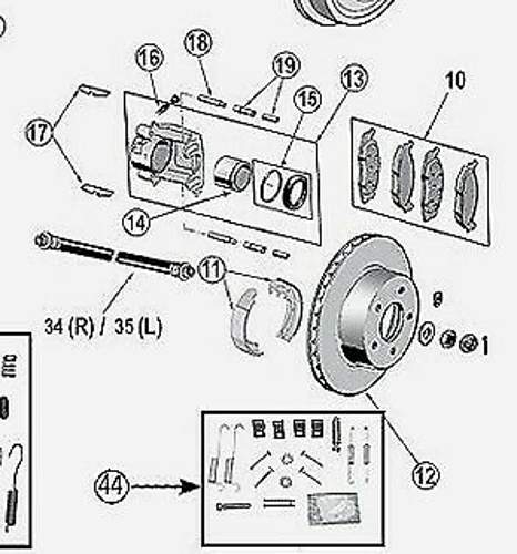 Bremsscheibe-mit-trommelhandbremse