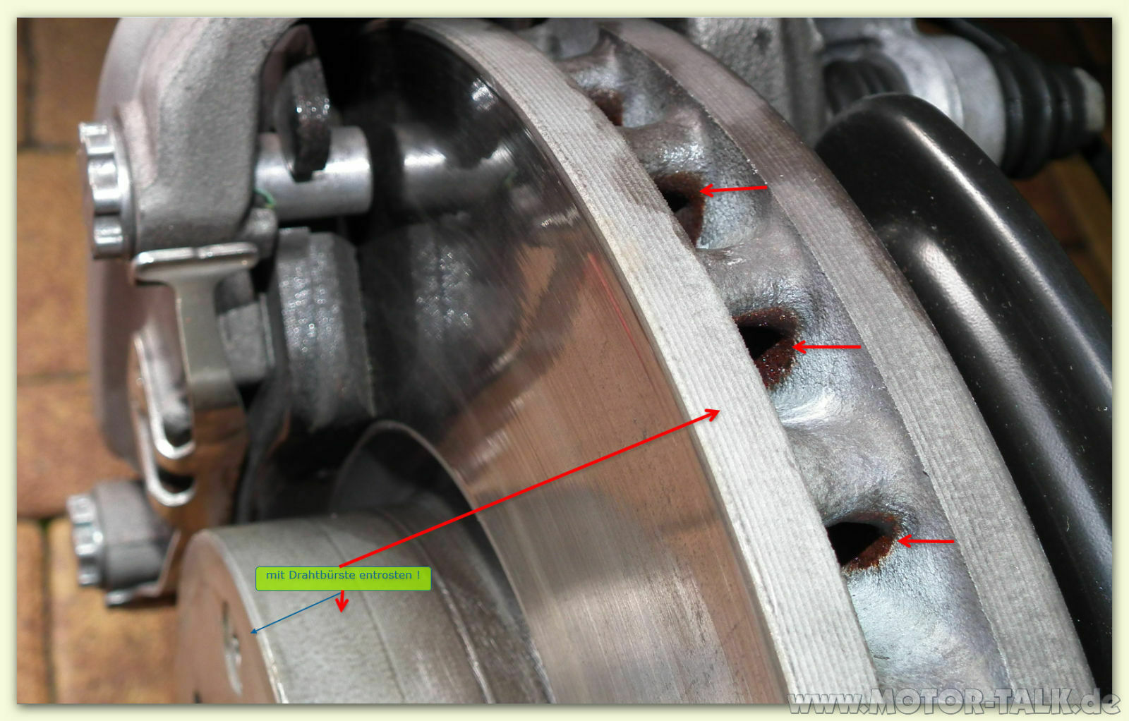 Bremsscheiben Rost