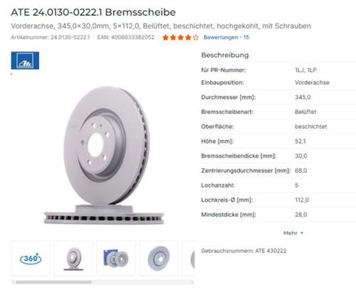 Vorderachse