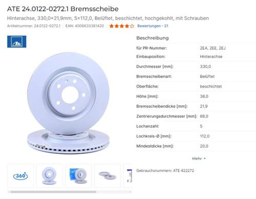 Hinterachse