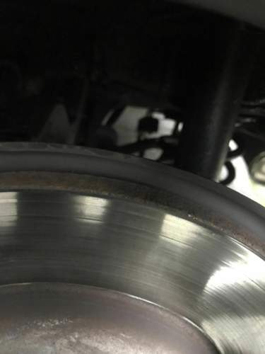 Bremsscheibe Golf 7 hinten links