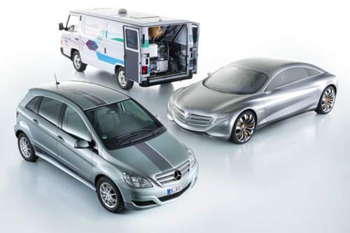 Mercedes hat bereits viel mit der Brennstoffzelle experimentiert.