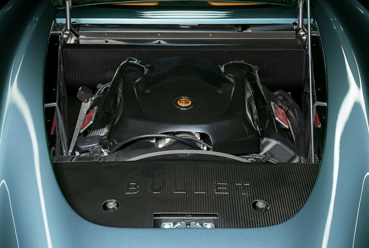 Unter der Haube des Bristol Bullet sitzt ein 4,8-Liter-V8 von BMW mit 374 PS