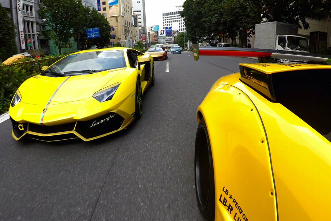 Auffälliger als sie wirken: Diese Lamborghini blinken und leuchten nachts