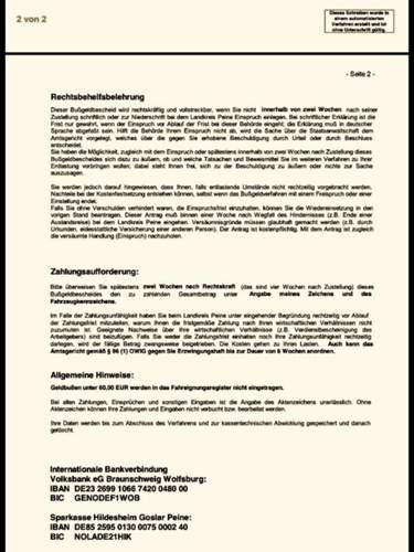Rechtsmittelbelehrung Covid 19 Maske
