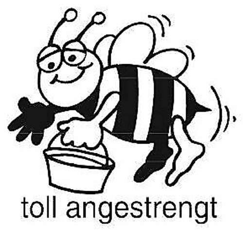 Elbi-stempel-biene-toll-angestrengt-z7