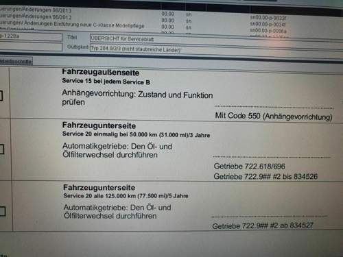 Serviceblatt Getriebe Serv.20 staubfrei