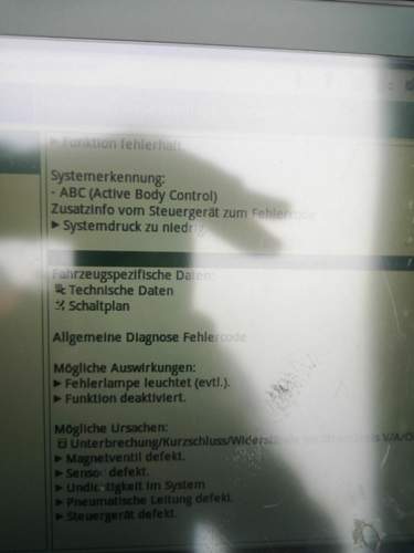 Fehlermeldung ABC