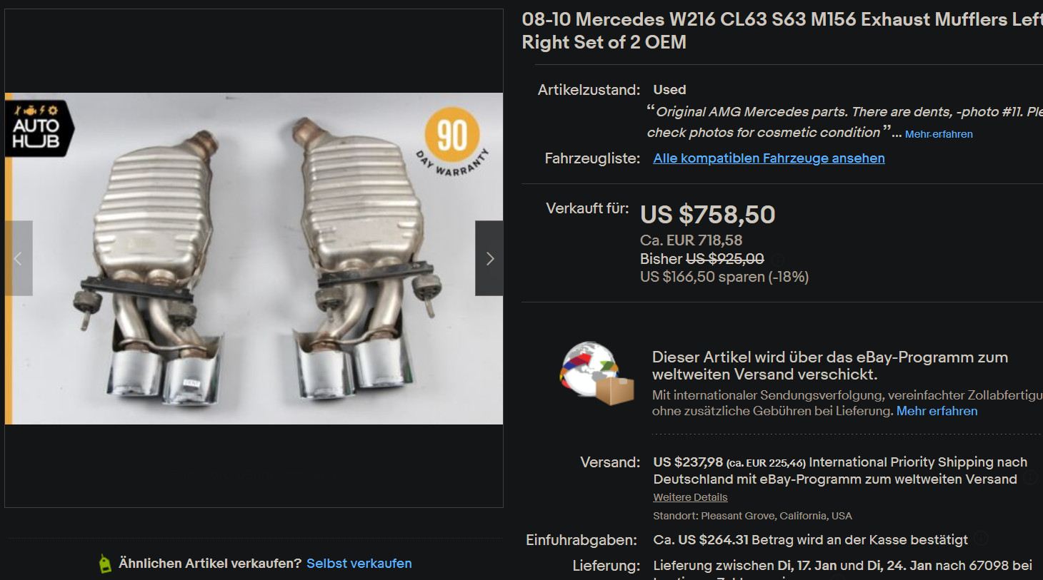 C216 CL 500 oder CL 63 - wer kann helfen?