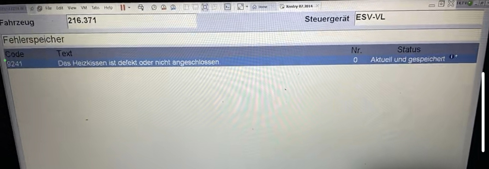 C216 Sitzheizung komplett defekt