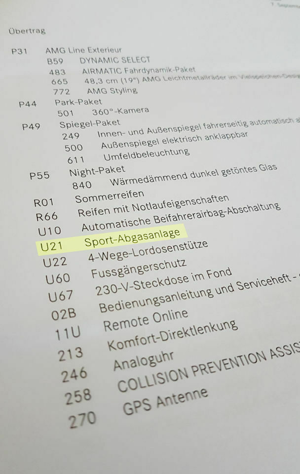 C300 Sportabgasanlage serienmäßig und generelle Erfahrungen mit diesem Motor