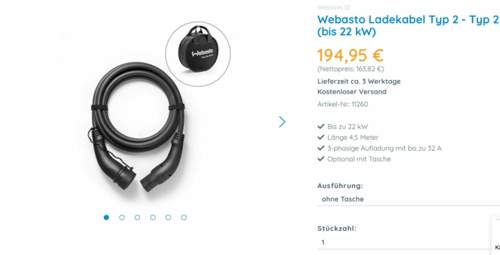 Bestelltes Kabel