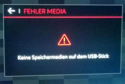 Update-stick-fehler