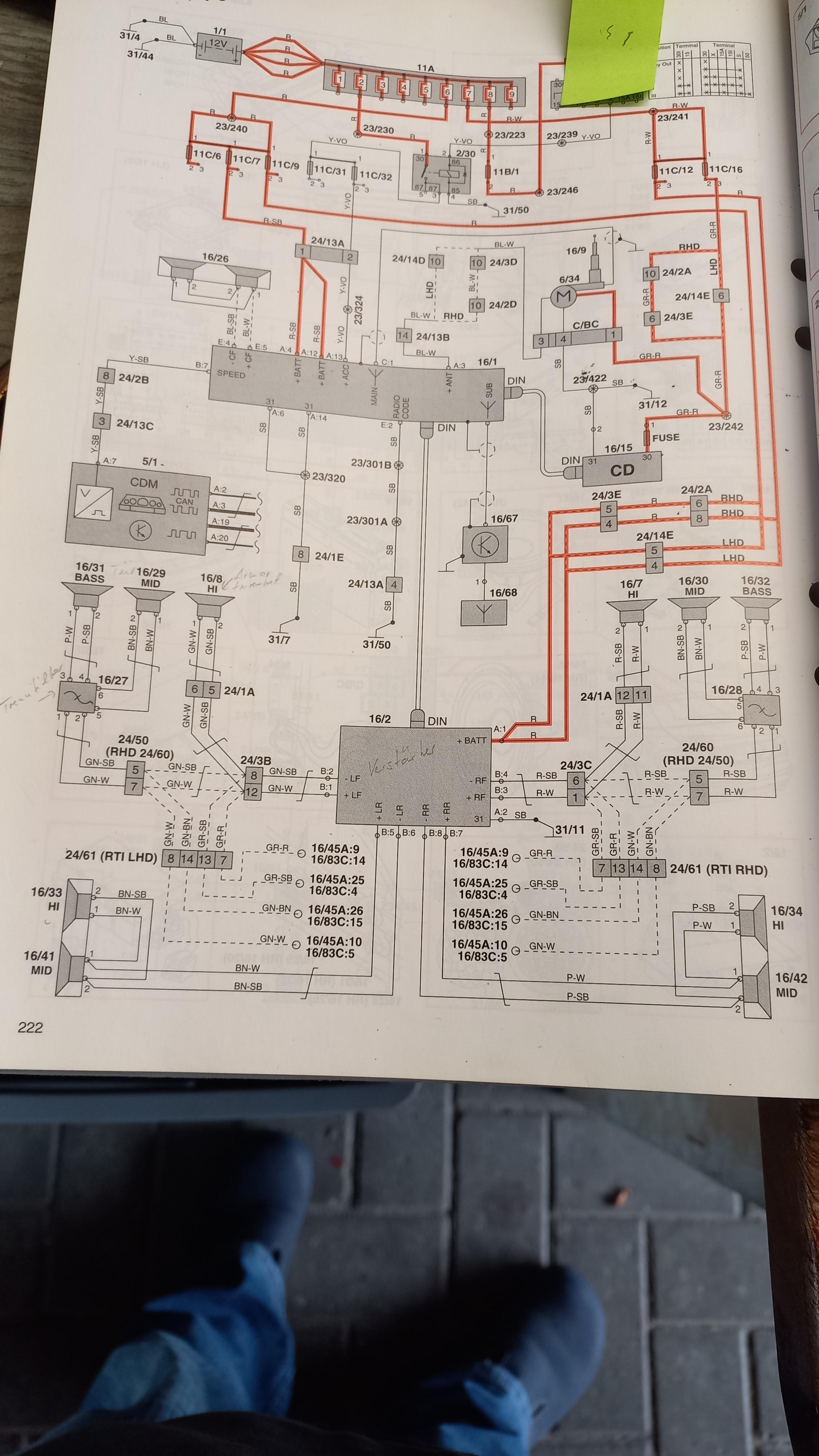 C70 Coupe  Keine Funktion Lautsprecher Tür links und linker Armarturenbrett-LS. Brauche Hilfe