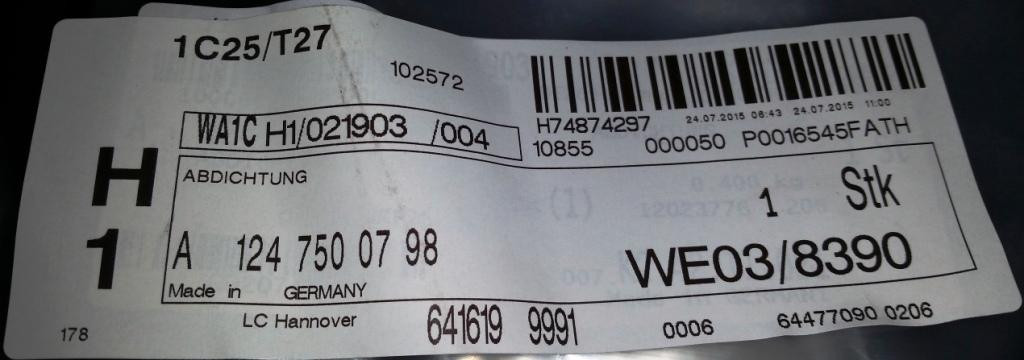 Cabrio - Dichtung Verdeckkasten Deckel entfernen