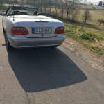 Etwas kräftiger Popo beim CLK Cabrio