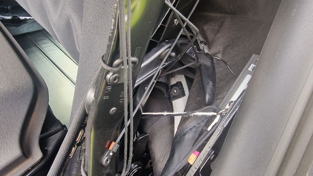 Cabrioverdeck Zugseile