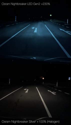 Nightbreaker LED im Vergleich