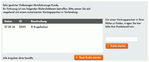 Rueckruf