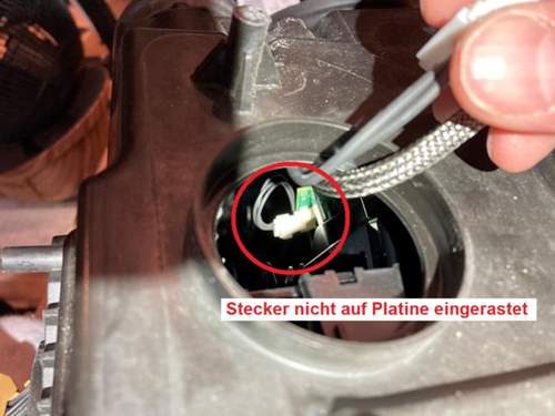 1. Caddy 4 - Ausfall LED Tagfahrlicht